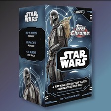 2026 Topps Chrome Star Wars Value Box - NEW - SEALED - IN HAND π₯ picture