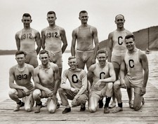 1911 CORNELL VARSITY ROWERS Crew Photo  (167-h) picture