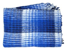 Heavy weight plaid blanket 82 x 64