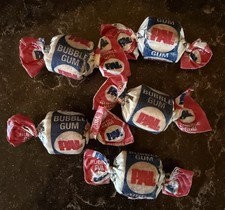 5 Vintage 1970's PAL Bubble Gum Individually Wrapped Single Pieces - UNOPENED picture