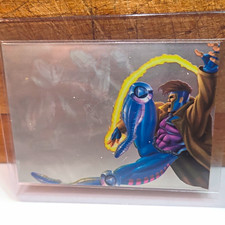 Fleer 1995 Flair Marvel Annual Holoblast Gambit vs Sabretooth #12/12 Card picture