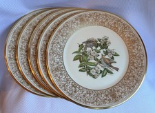 Vtg 1970's LENOX BOEHM BIRDS Set 5 Different PLATES No Boxes Unused picture