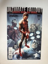 Ultimate Fallout #4 SIGNED Pichelli 2nd Print 🔑 1st Miles Morales Spider-Man picture