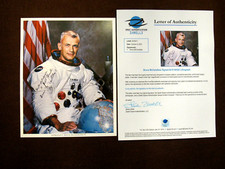 BRUCE MCCANDLESS NASA ASTRONAUT SIGNED AUTO VINTAGE LITHO PHOTO ZARELLI BEAUTY picture