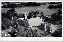 Bunker Hill Michigan MI Postcard SS Cornelius And Cyprian Church c1960s Vintage picture