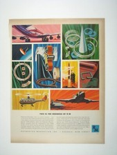 Vintage Raybestos Manhattan Advertising Print 1967 Aerospace Industrial Graphics picture