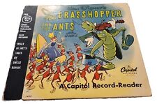 Vintage 1949 Walt Disney's Capitol Record Reader - Grasshopper And The Ants picture
