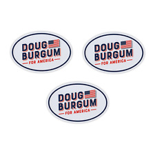 (3-Pack) Doug Burgum 2024 Magnet, Logo Magnet, United States President, 6