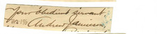 Andrew Jamieson Autograph 1896 Cut Signature Scottish Electrical Engineer signed picture
