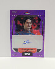 2023 Topps Star Wars Finest Kyle Soller as Syril Karn /75 Purple Wave picture