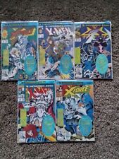 FIVE 1992 X-MEN/X-FORCE VINTAGE COMIC BOOKS 