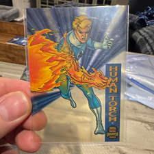 Marvel 1994 Marvel Universe Fantastic Four Human Torch Suspended Animation #2/10 picture