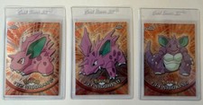 2000 Topps Chrome Pokemon Nidoking #34 Nidorino #33 Nidoran #32 High Grade picture