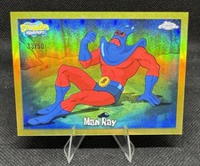 2025 Topps Chrome SpongeBob SquarePants #8 Man Ray Gold Refractor /50 picture