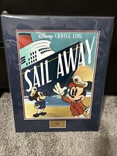 Disney Cruise Line Print Art Sail Away Ashley Eckstein Bret Iwan New Release picture