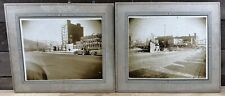 Vintage Pair Of 1980’s Framed Photographs Gas & Oil  picture