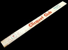 Vintage Original 1950's Metal Tin DOOR PUSH SIGN CLICQUOT CLUB Cola Soda 26.5