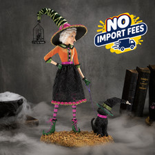 Bewitching Agatha Witch Figure Halloween Decoration Outdoor Indoor Standing Prop picture