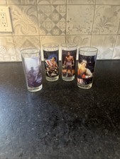 Set Of 4 Vintage RARE Rocky Balboa Drinking Glasses Collectibles picture