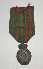 Original French 5 Mai 1821 Emperor Napoleon I Saint Helena Medal w/ Ribbon picture
