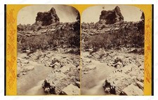 Tum-pu-wip Camp by Stream Standard Postcard COPY RPPC picture