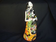 Talavera, Day of the Dead Lady with flowers by Mexican Artist Gerardo Garcia picture