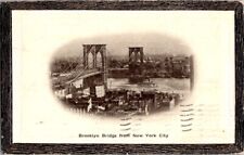 Vintage Postcard Brooklyn Bridge from New York City NY New York 1911       K-628 picture