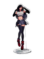 SE FF VII Tifa Lockhart Acrylic Desk Display Stand Figure picture