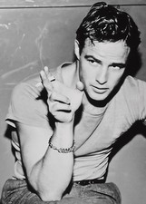 Young MARLON BRANDO - Movie Star Icon - 5 x 7 inch Photo Print picture