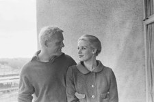 British actors Mary Ure and Robert Shaw UK 16th May 1963 Old Photo picture
