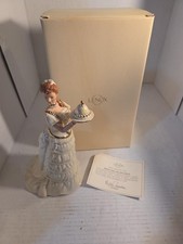 Lenox Made for the Holidays Lady Figurine 2008 Limited Edition 24K Gold W Box picture