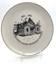 Wilhite United Methodist Church 1891-1991 Decorative Display Plate picture