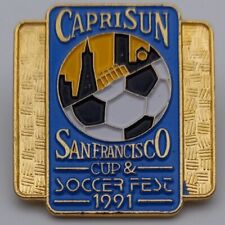 Vintage Capri Sun San Francisco CA Cup Soccer Fest Lapel Pin Advertising 1991 picture