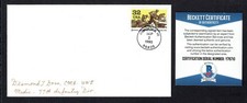 Desmond Doss signed autograph Postal Cover WWII MOH Hacksaw Ridge BAS picture