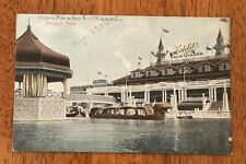 Postcard Massachusetts, Nantasket Beach, Paragon Park, Palm Garden Schlitz picture