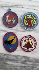 Vintage Boy Scout Patch Lot of 4 BSA Camporee Scout Expo 1976 1981 Camp Grizzly picture