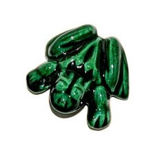 Vtg Frog Naughty Male Anatomically Correct Figurine Green Ceramic Pottery A+  picture