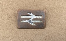 Vintage British Rail Brass Badge For Uniform Or Cap picture