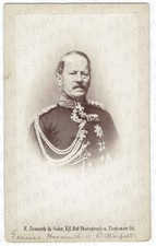 CDV Photo General Friedrich Herwarth Bittenfeld Prussia Berlin Germany (10359) picture