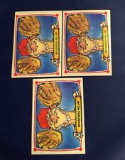 1988 Leaf Baseball's Greatest Grossouts # 17 MOOSEHEAD MELVIN Lot 3 Cards RARE picture