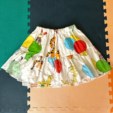 Disney Winnie the Pooh Small Shop Vintage Sheet Skirt Balloon Print picture