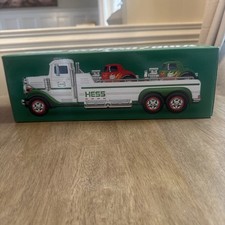 2022 Hess Flatbed Truck with Hot Rods NEW IN BOX Lights & Sounds picture