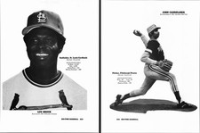 Lou Brock John Candelaria Cardinals Pirates 1978 vintage 8x10 photo poster page picture