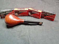 ✔️ VINTAGE NOS MEDICO JET STREAM PIPE NOT SMOKED W/41 FILTERS ORIGINAL LABELS -2 picture