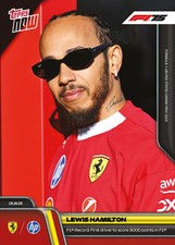 2025 TOPPS NOW LEWIS HAMILTON CARD #70 FIRST TO ACHIEVE 5,000 FORMULA 1 POINTS picture