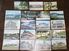 Large Estate Find 19 Antique US Postcards Early Postmarks And Stamps All Offers picture