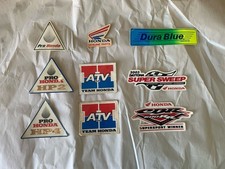 (NOS) Old Vintage Honda stickers,one Dura Blue picture