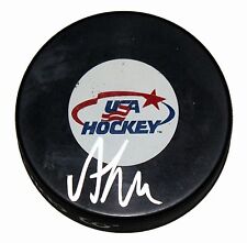 ALEX GALCHENYUK SIGNED USA TEAM Puck MONTREAL CANADIENS STAR NHL AUTOGRAPH +COA picture