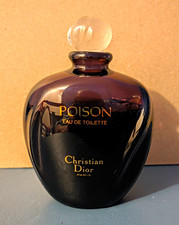 Vintage 1989 Christian Dior Poison EDT 100ml Splash 30 Ave Hoche Batch 9205D  picture