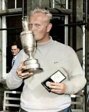 Jack Nicklaus 1966 British Open Championship Golf 8x10 RARE COLOR Photo 601 picture